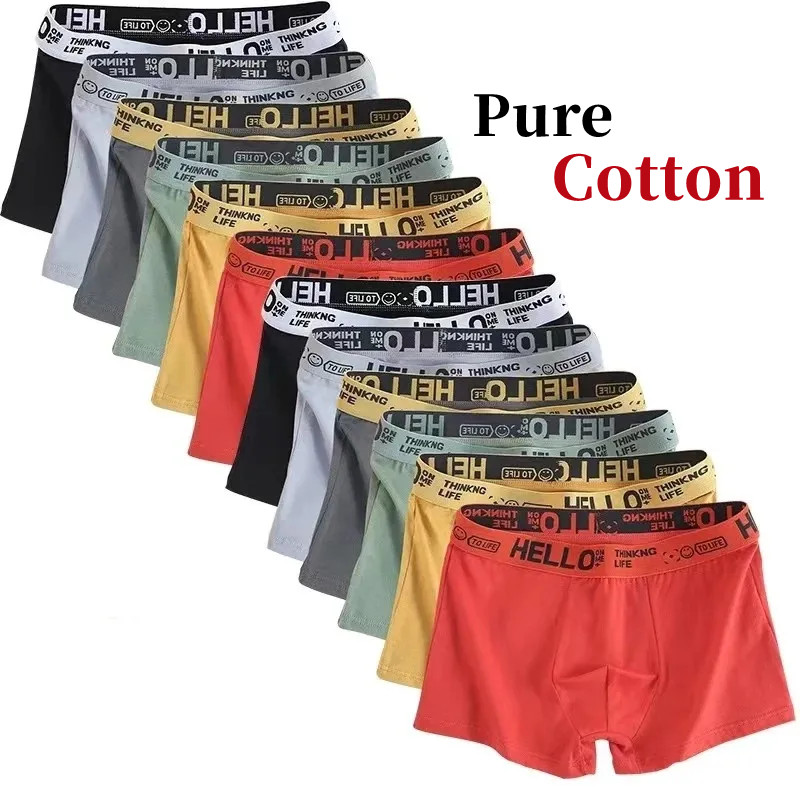 Boxer Brief Pack Cotton - 10 adet/erkek iç çamaşırı erkek saf