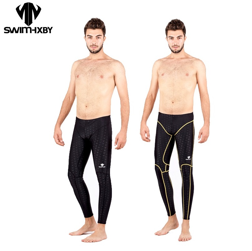 Long Leg Trunk Men - Sharkskin Yüzme Jammer Klora Dayanıklı Yarış