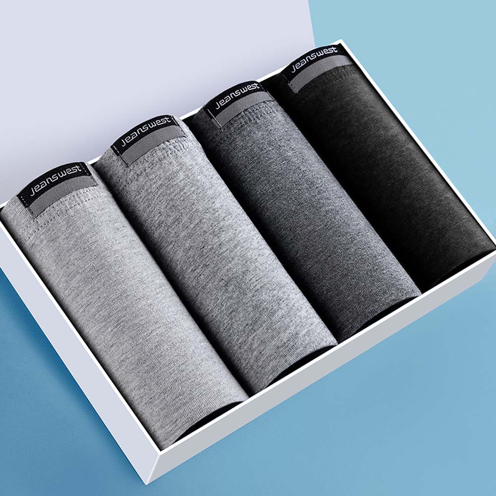 Boxer Brief Pack Cotton - 2/3/4 adet boksörler adam pamuk nefes