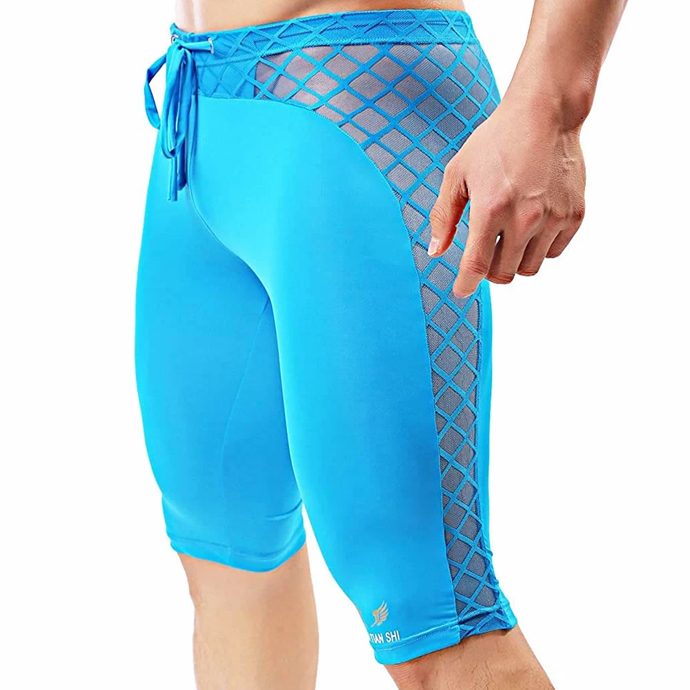 Mesh Sport Boxer - Erkekler spor Fitness şortu hızlı kuru