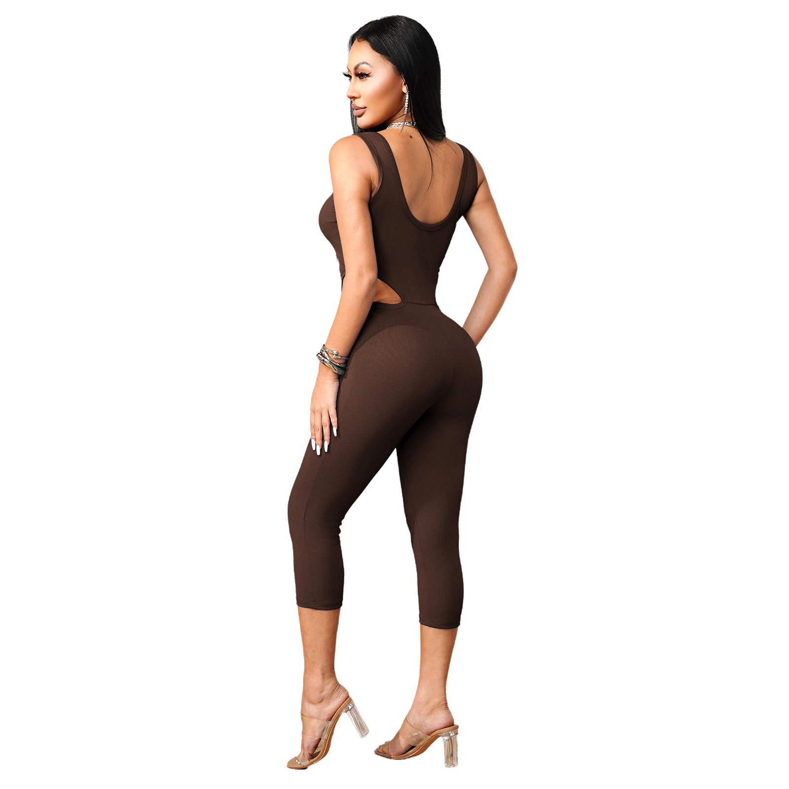 Kadınlar İçin Spor Tulumu Kols - Tank Top Ribbed incelemesi ve fiyatı