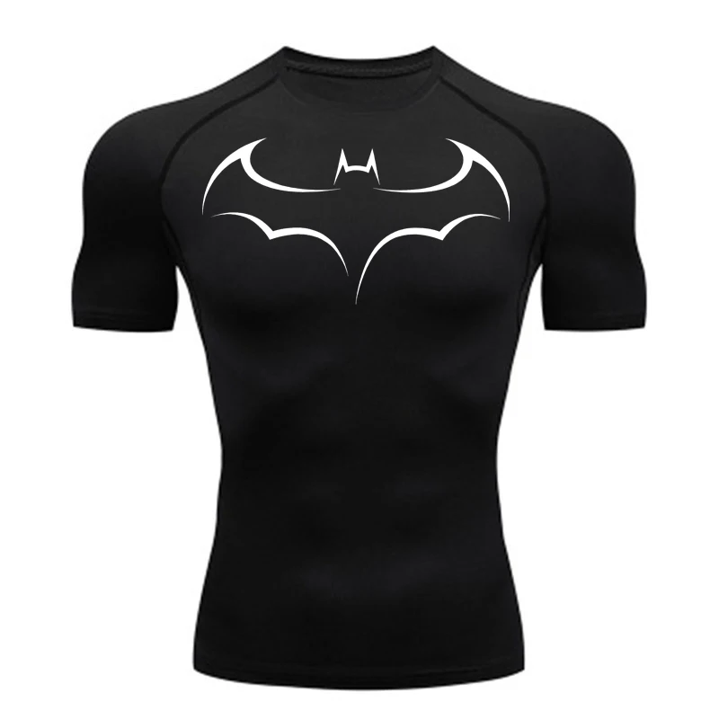 Yarasa Baskılı erkek Sıkı T-Sh - T Shirt Tight Fit incelemesi ve fiyatı