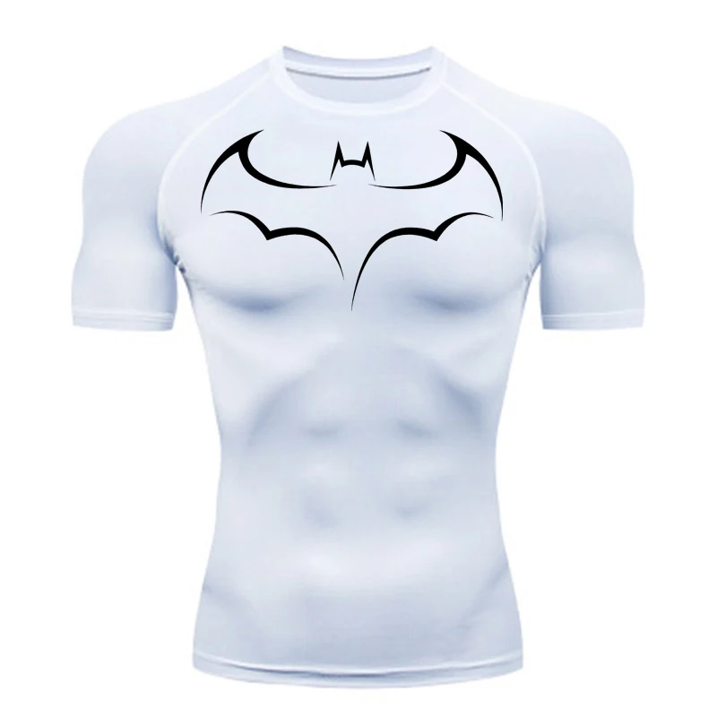 Yarasa Baskılı erkek Sıkı T-Sh - T Shirt Tight Fit incelemesi ve fiyatı