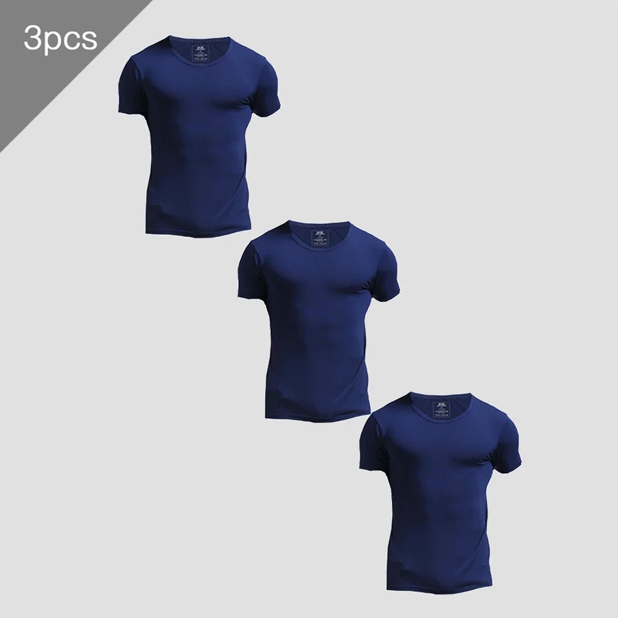 3PCS Erkek Yazlık Kısa Kollu T - Undershirt Crew Neck incelemesi ve fiyatı