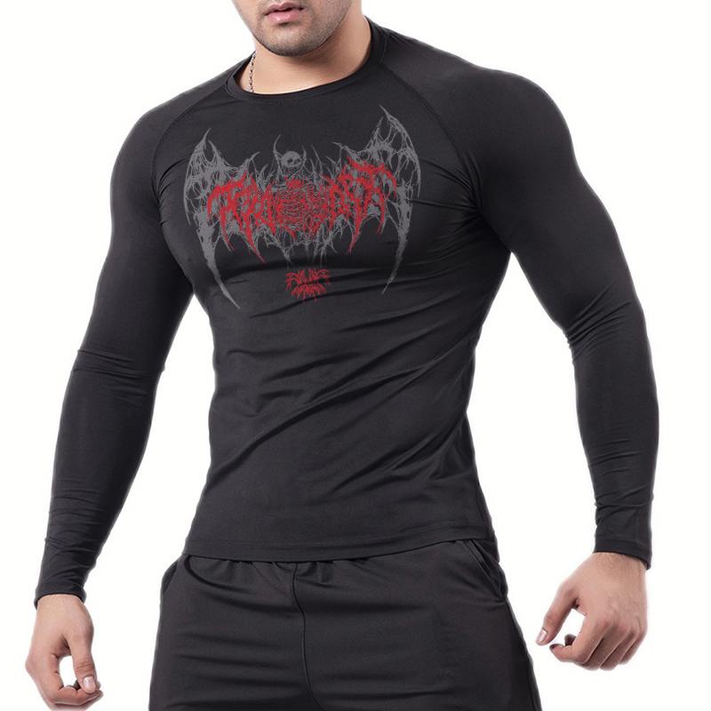 Kafatası Kanatları Baskı Uzun  - Base Layer Top incelemesi ve fiyatı
