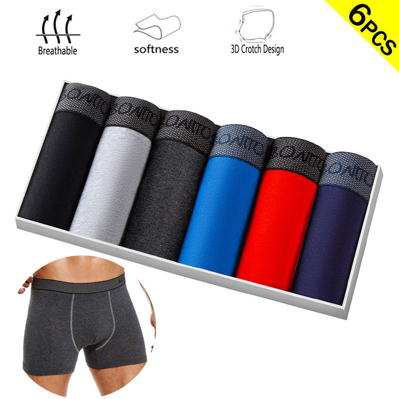 6 adet/paket Boxer Külot Düz R - Boxer Brief Pack Cotton incelemesi ve fiyatı